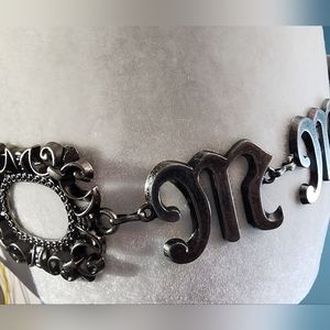 NWT Miss Me Fashion Belt - silver color